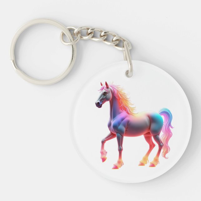 Porte-clefs Merveilleux Cheval brillant (Devant)