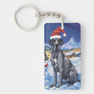 Porte-clefs Merveilleux Danemark Noël Hiver Joie de Noël
