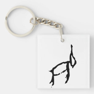 Porte-clefs Merveilleux Zodiac-Rabbit chinois-#001-