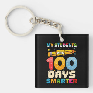 Porte-clefs Mes élèves sont 100 jours plus intelligents enseig