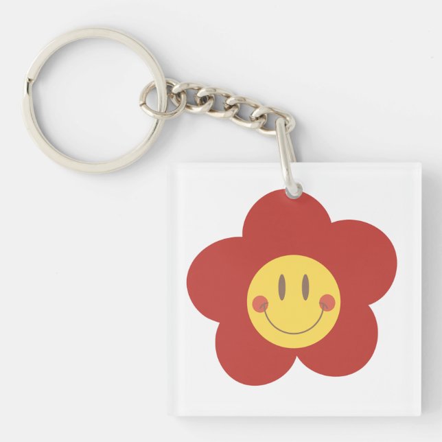 Porte-clefs  Metal Square Keychain (Devant)