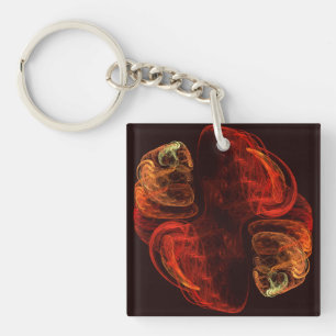Porte-clefs Métamorphose Art Abstrait