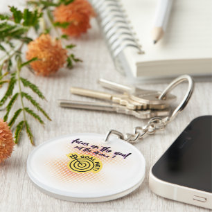 Porte-clefs Mettre l'accent sur l'objectif