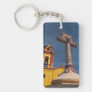 Porte-clefs Mexique, Bernal. Vue de l'Iglesia de San Sebastian