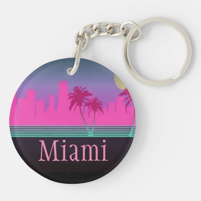 Porte-clefs Miami - Porte - clé acrylique (Dos)