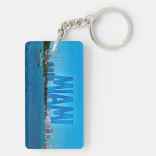 Porte-clefs Miami Skyline