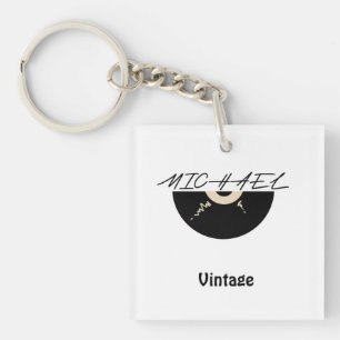 Porte-clefs Michael style vintage