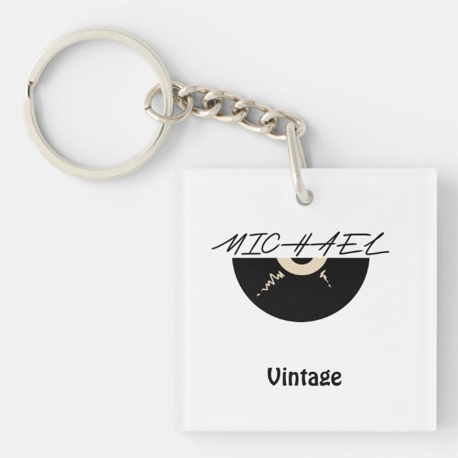 Porte-clefs Michael style vintage  (Devant)
