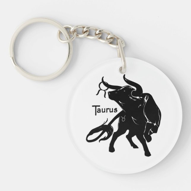 Porte-clefs Mighty Taurus le Taureau Zodiaque (Devant)