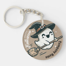 Mignon Halloween Flying sorcier fantôme Porte - cl