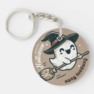 Porte-clefs Mignon Halloween Flying sorcier fantôme Porte - cl