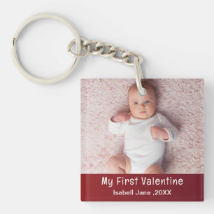 Porte-clefs Mignon Moderne 1ère Saint Valentin Personnaliser l