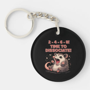 Porte-clefs Mignon Possum Kawaii Il est Temps de Dissocier Des