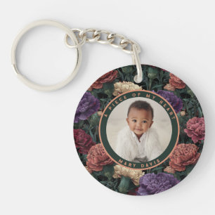 Porte-clefs Mignon souvenir de dévotion Photo d'œillet