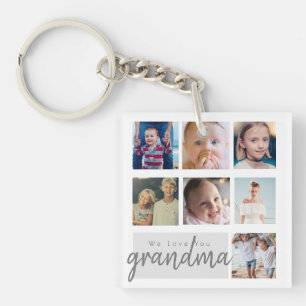 Porte-clefs Mignonne fête de Noël de la grand-mère-cadeau d