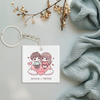 Mignonne Personnalisée Chibi Style Be Mine Couple