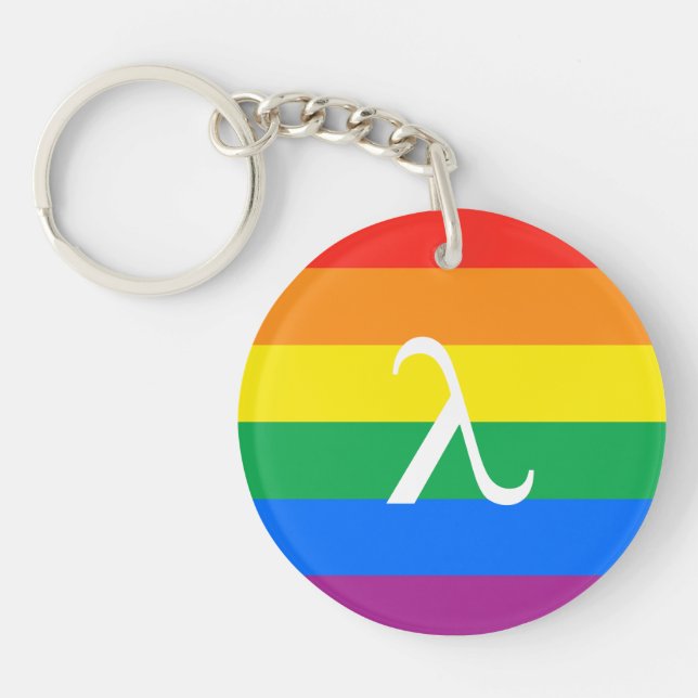 Porte-clefs Militantisme gay fier (Devant)