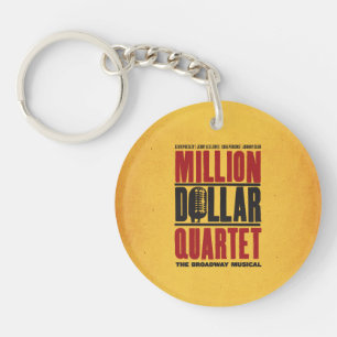 Porte-clefs Million de logo de quartet du dollar