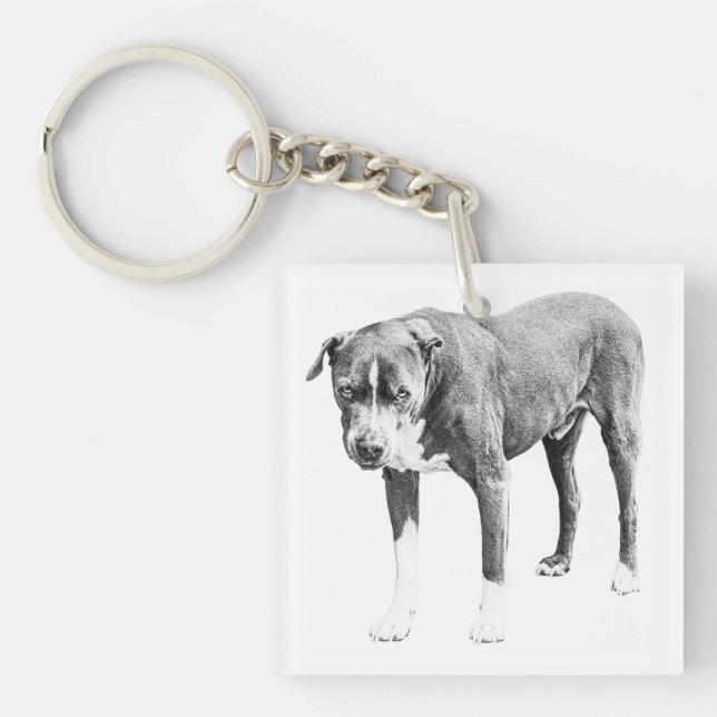 Porte-clefs Mini-balise de pointe ombragée (Devant)