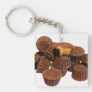Porte-clefs Mini chocolat + Le beurre d'arachide traite le