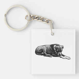 Porte-clefs Mini Porte - clé de chien de grain