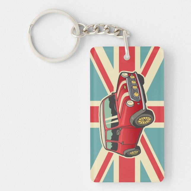 Porte-clefs Minicar vintage (Devant)