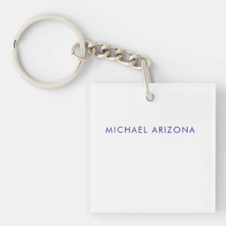 Porte-clefs Minimaliste Moderne Simple Nom Propre