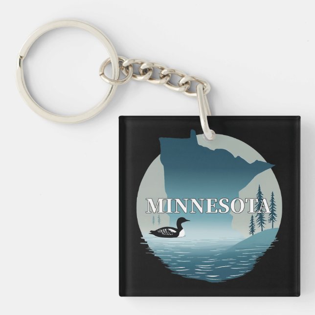 Porte-clefs Minnesota États-Unis d'Amérique (Devant)