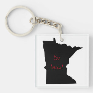 Porte-clefs Minnesota personnalisable Vous entre Porte - clé a