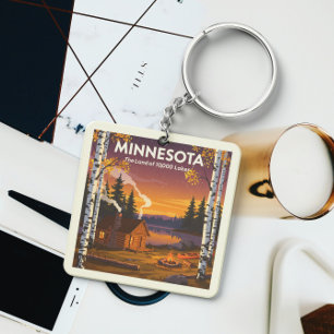 Porte-clefs Minnesota vintage