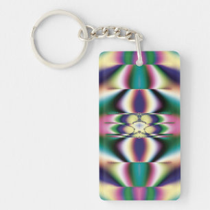 Porte-clefs Miroirs Arc-en-ciel