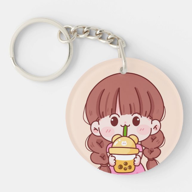 Porte-clefs Misoku-chan, Kawaii (Devant)