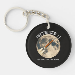 Porte-clefs mission Artémis sur la Lune