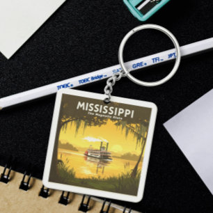 Porte-clefs Mississippi vintage