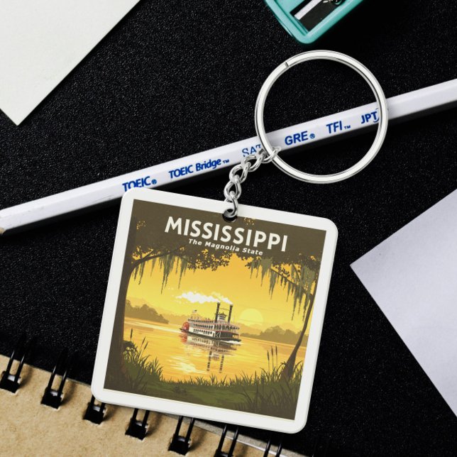 Porte-clefs Mississippi vintage (Créateur téléchargé)
