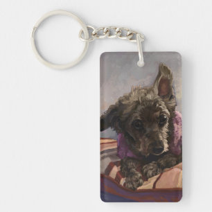 Porte-clefs Misty le Caniche