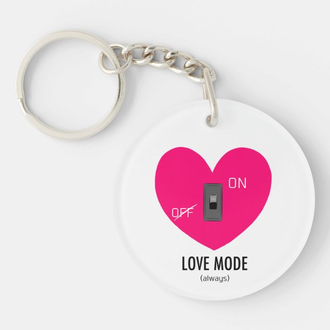Porte-clefs Mode Amour Activé (Devant)