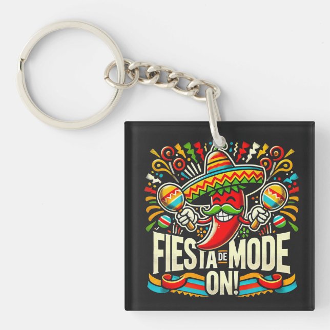 Porte-clefs mode fiesta activé ! (Devant)