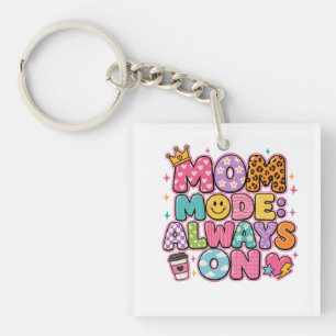 Porte-clefs Mode Maman Toujours Allumé, Cadeau de Fête des Mèr