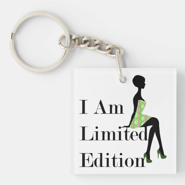Porte-clefs Mode Silhouette I Am Limited Edition Citation (Devant)