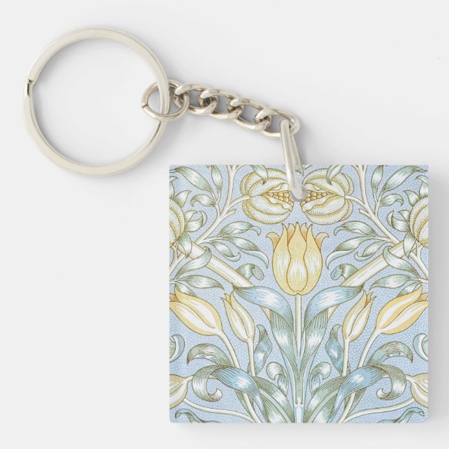 Porte-clefs Modèle de fleur de lys et de grenade de William Mo (Devant)