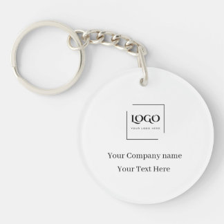 Porte-clefs Modèle de logo personnalisé élégant