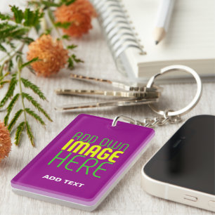 PORTE-CLEFS MODÈLE DE TEXTE D'IMAGE SIMPLE MODERNE MODIFIABLE