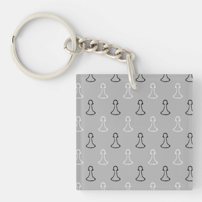 Porte-clefs Modèle d'échecs (Devant)