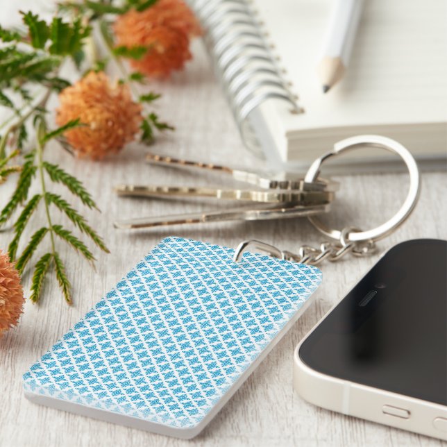 Porte-clefs Modèle floral (Devant droit)