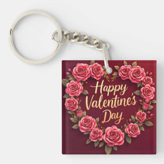 Porte-clefs Modern Beautiful Luxury Floral Love Collection