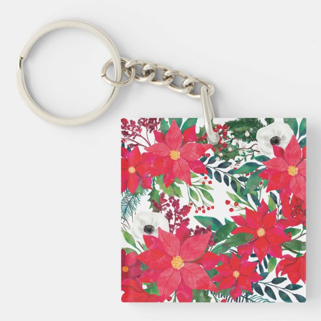 Porte-clefs Modern Floral Art (Devant)