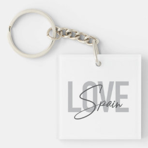 Porte-clefs Moderne, simple, cool, design urbain Aimer Espagne