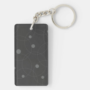 Porte-clefs Moderne, simple, ludique, amusant motif de cercles