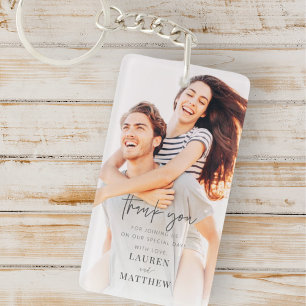 Porte-clefs Moderne Simple minimaliste chic Mariage Merci